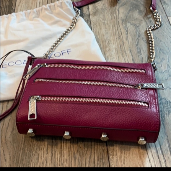 EUC Rebecca Minkoff magenta crossbody mini mac - Picture 2 of 2